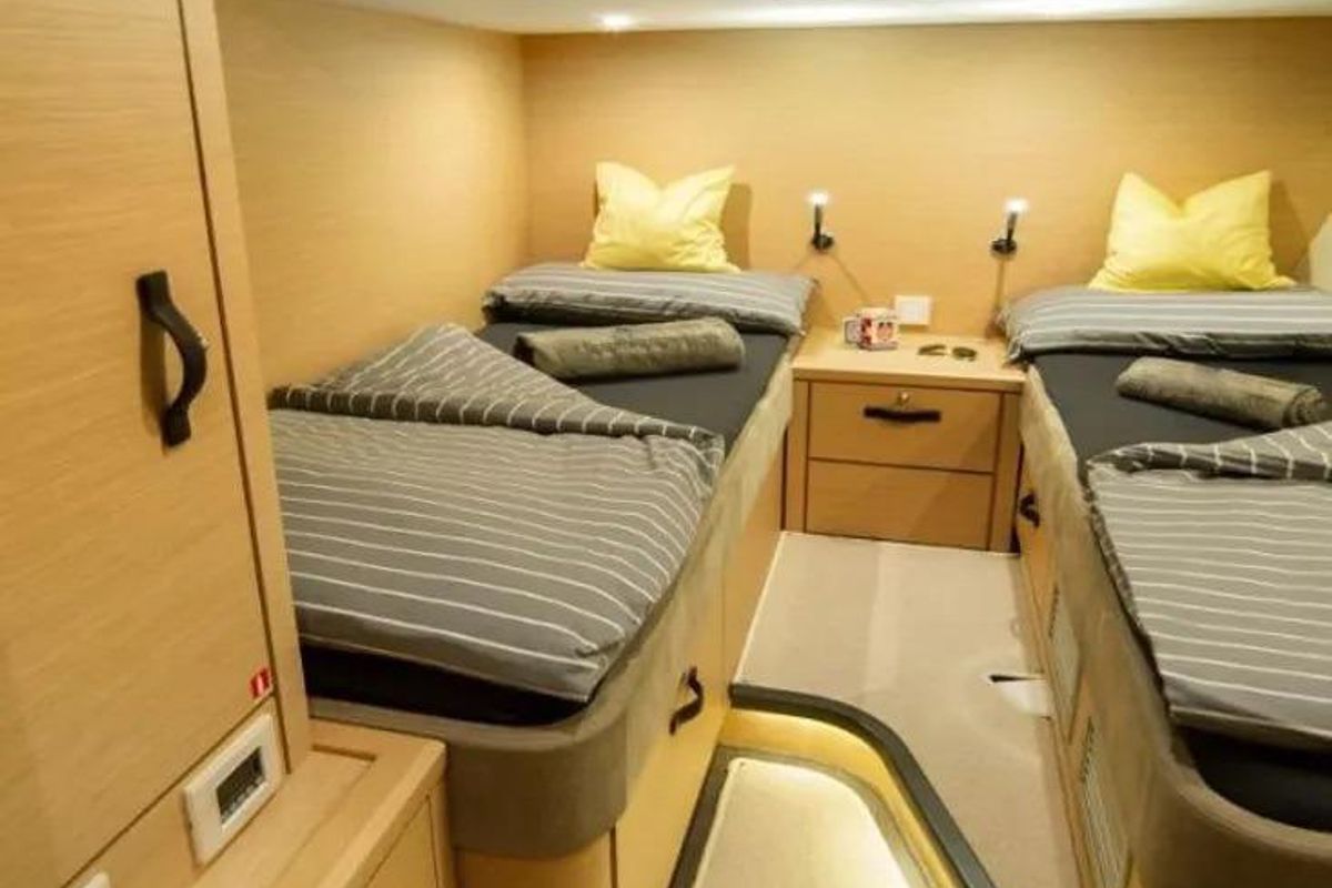 Cabin on Aria, a Jeanneau 64 sailboat at Grad Pula, Croatia