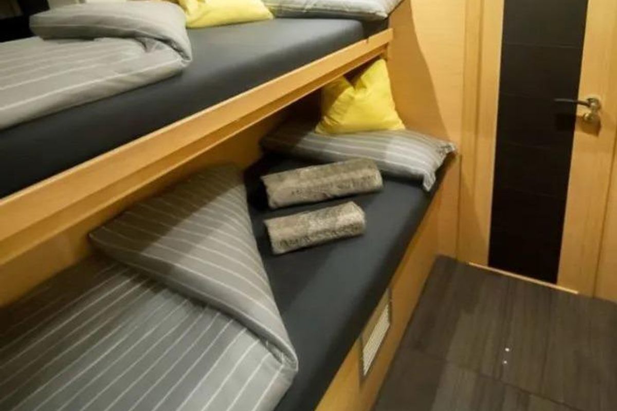 Cabin on Aria, a Jeanneau 64 sailboat at Grad Pula, Croatia