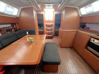 Salon of Sailuxe - Gloria, a Bavaria Cruiser 46 sailboat at Grad Kaštela, Croatia