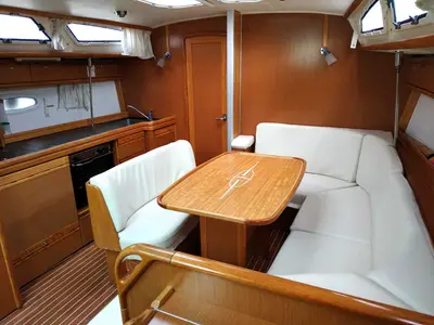 Springrose, a Bavaria Bavaria 40 Cruiser sailboat at Rodi Garganico, Italy