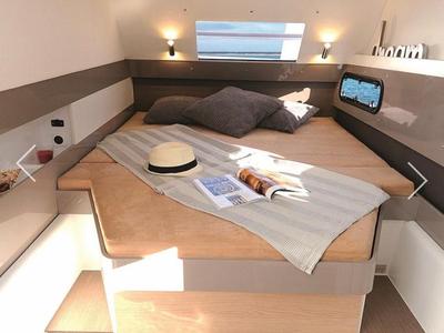 Cabin on My Dreams, a Bali 4.1 catamaran at Fethiye, Turkey
