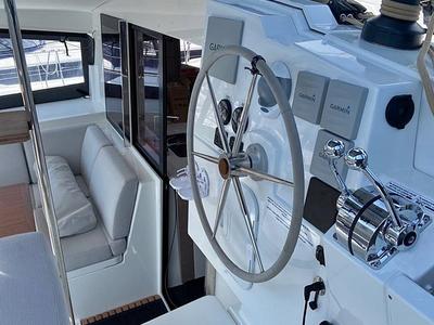 Salon of Ninoa, a Fountaine Pajot Isla 40 catamaran at Općina Rogoznica, Croatia