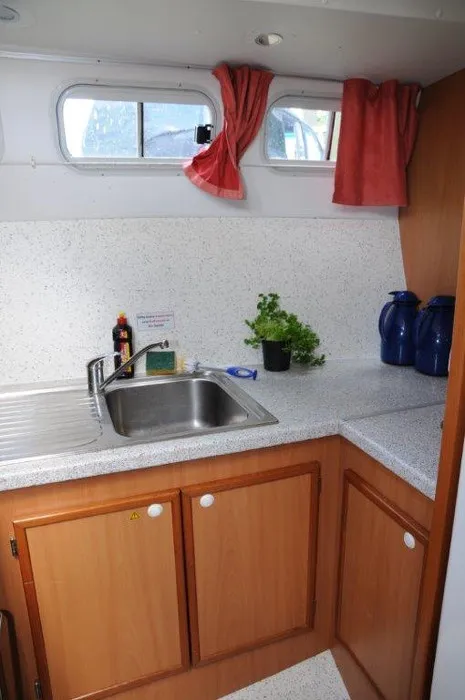 Galley of Athene, a Gulet Tarpon 42 N motorboat at Lübz, Germany