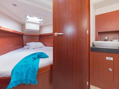 Cabin on Kuro Siwo, a Hanse Yachts Hanse 415 sailboat at Municipal Unit of Rhodes, Greece