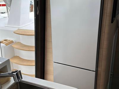 Galley of Manalua, a Aventura Catamarans Aventura 37 catamaran at Valencia, Spain