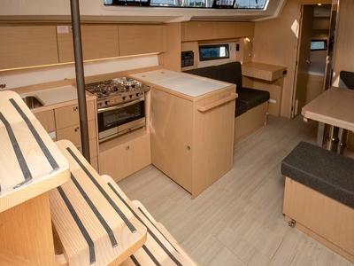 Galley of Comfort, a Bavaria 38 sailboat at Cogolin, France