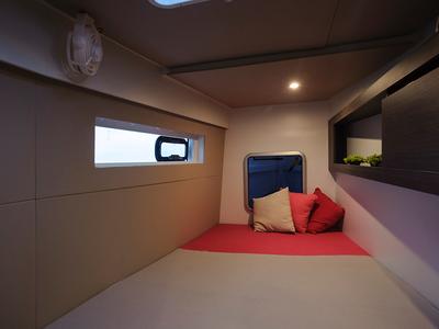 Cabin on Whale Symphony, a Bavaria Nautitech 40 open NEW catamaran at Tribunj, Croatia
