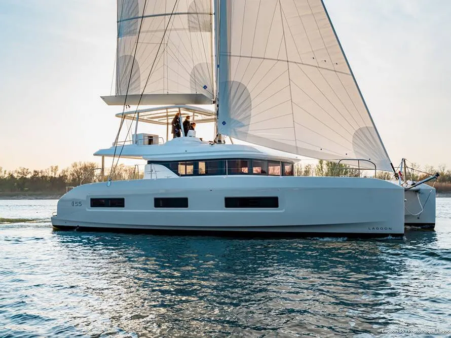 Eterna, a Lagoon Lagoon 55 catamaran at Seychelles, Eden Island Marina, Seychelles