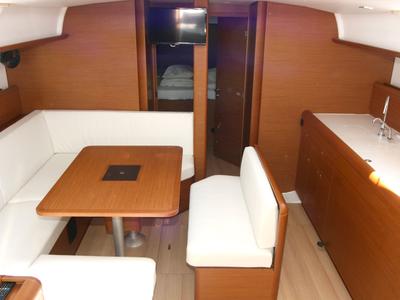 Galley of Vencel, a Jeanneau Sun Odyssey 479 sailboat at Grad Pula, Croatia