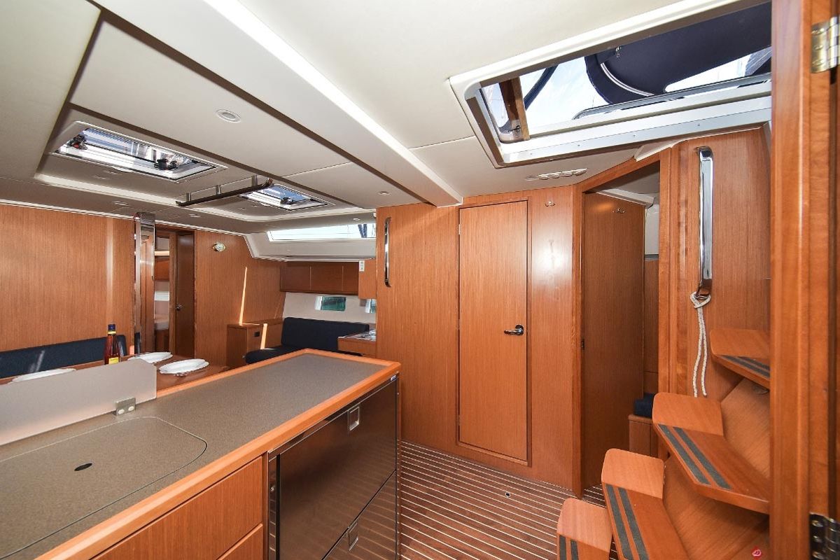 Galley of NADINE, a Bavaria Cruiser 45 sailboat at Općina Sukošan, Croatia