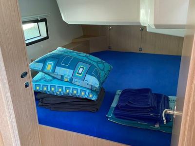 Cabin on Seawave, a Bavaria C42 sailboat at Općina Vrsar, Croatia