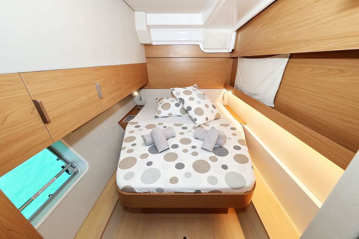 Cabin on Playtime - OW, a Bali Catspace OW catamaran at Općina Sukošan, Croatia