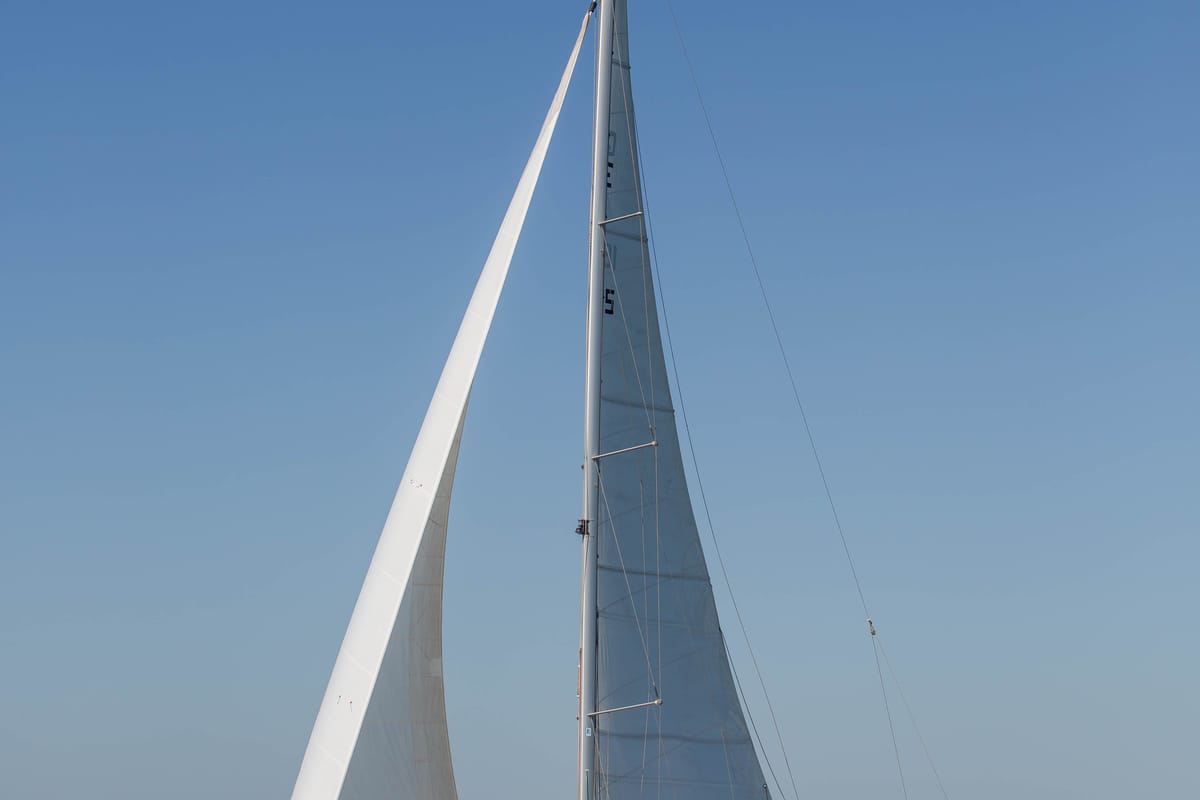 Exterior view of Daddy's Toy, a AD Boats Salona 44 sailboat at Athens, Greece