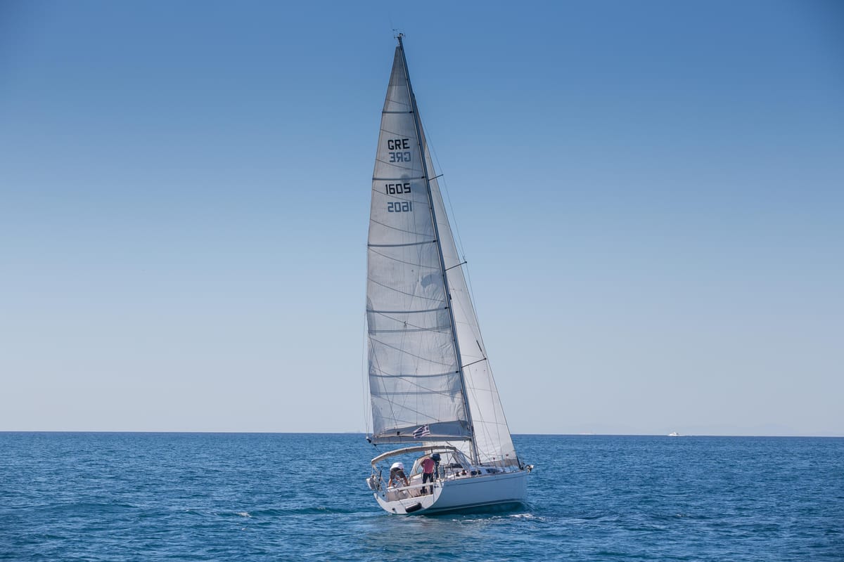 Exterior view of Daddy's Toy, a AD Boats Salona 44 sailboat at Athens, Greece