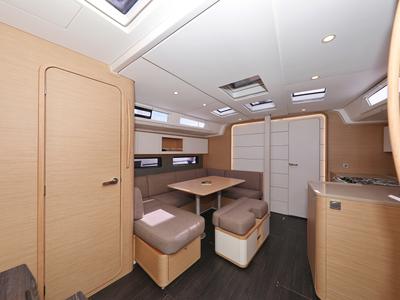 Salon of Reel Love, a Dufour 41 sailboat at Grad Vodice, Croatia