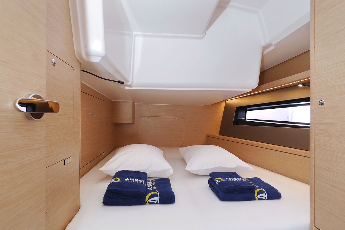 Cabin on Reel Love, a Dufour 41 sailboat at Grad Vodice, Croatia