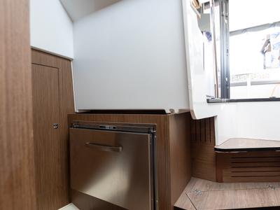 Galley of FALCON, a Beneteau Antares 11 OB motorboat at Općina Rogoznica, Croatia