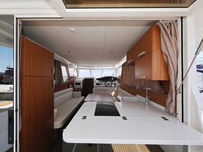 Galley of Mozart, a Greenline 33 yacht at Pirovac, Croatia
