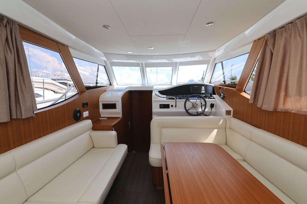 Salon of Mozart, a Greenline 33 yacht at Pirovac, Croatia