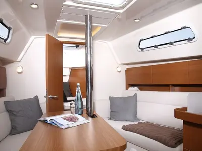Salon of Selini, a Hanse Yachts Hanse 325 sailboat at Athens, Greece