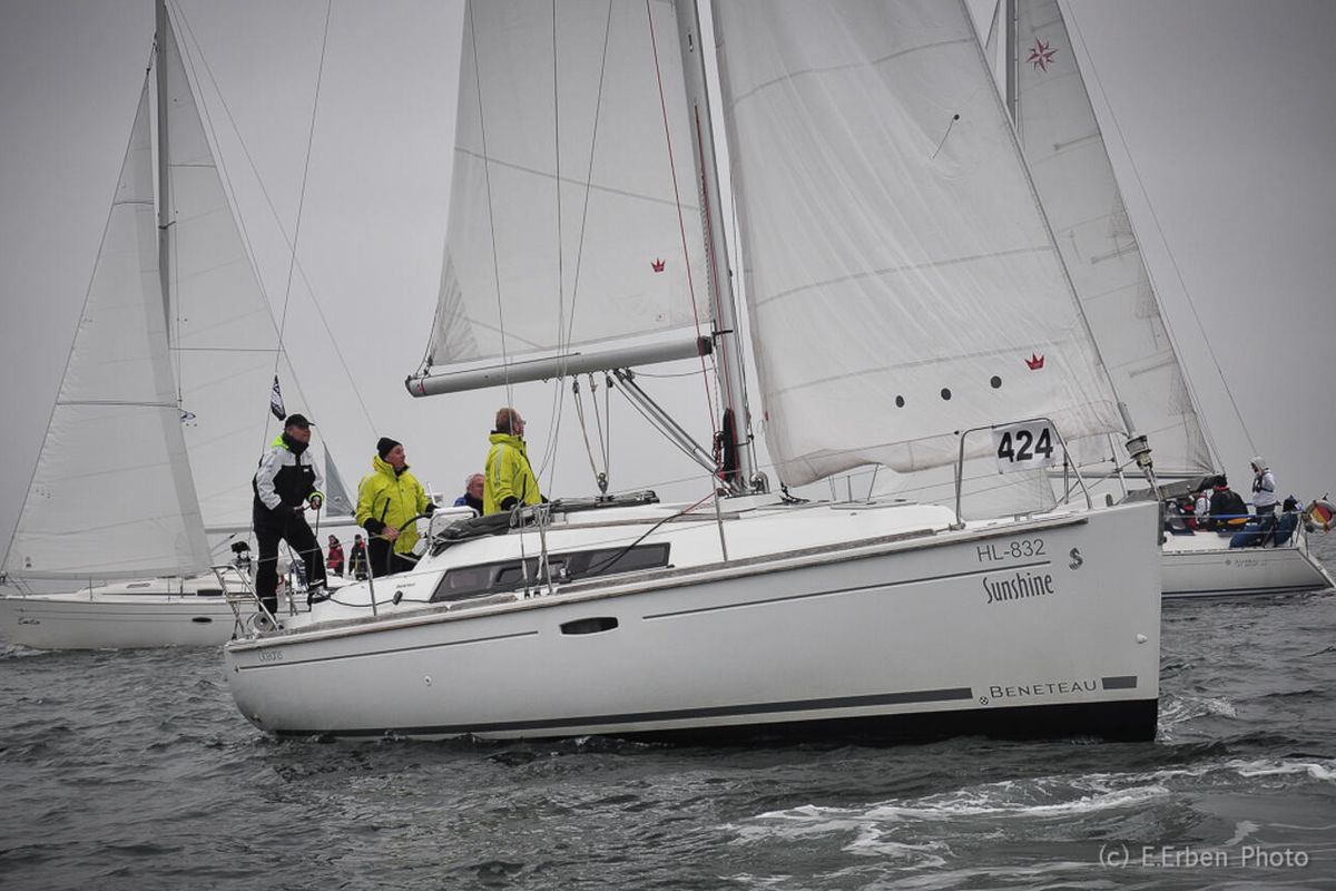 Exterior view of Sunshine, a Beneteau Oceanis 31 sailboat at Barth, Germany