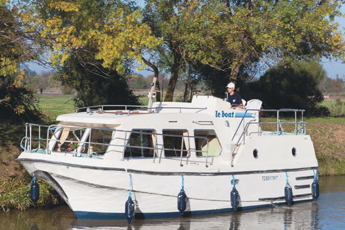 Exterior view of Sheba, a Cygnet Sheba motorboat at Hessel, United States