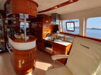 Galley of SUNNYACHT, a Sunreef Yachts Sunreef 62 catamaran at Olbia, Italy