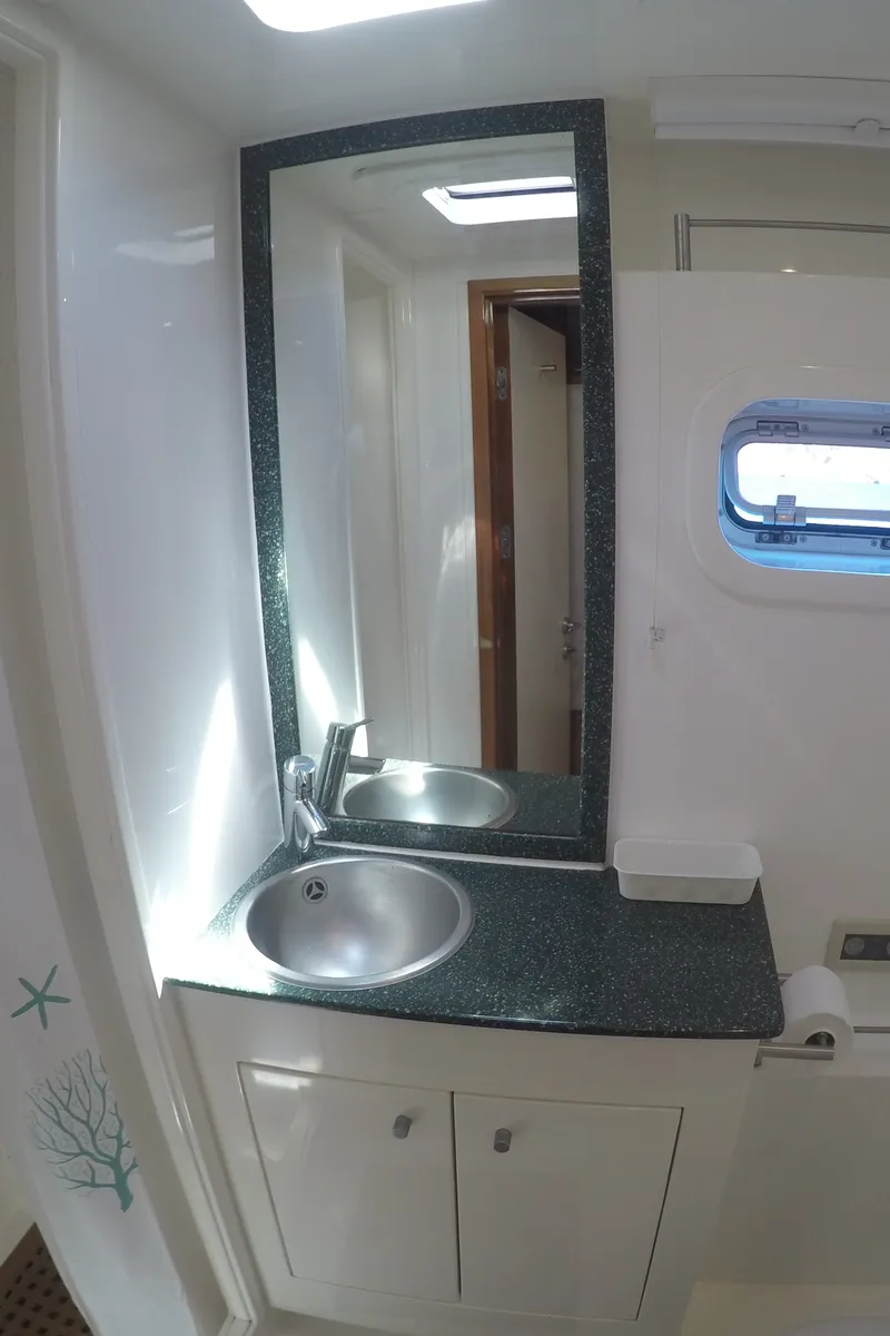 Head on SUNNYACHT, a Sunreef Yachts Sunreef 62 catamaran at Olbia, Italy