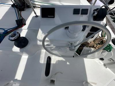 Miro Bot, a Bali Catspace catamaran at Seychelles, Eden Island Marina, Seychelles