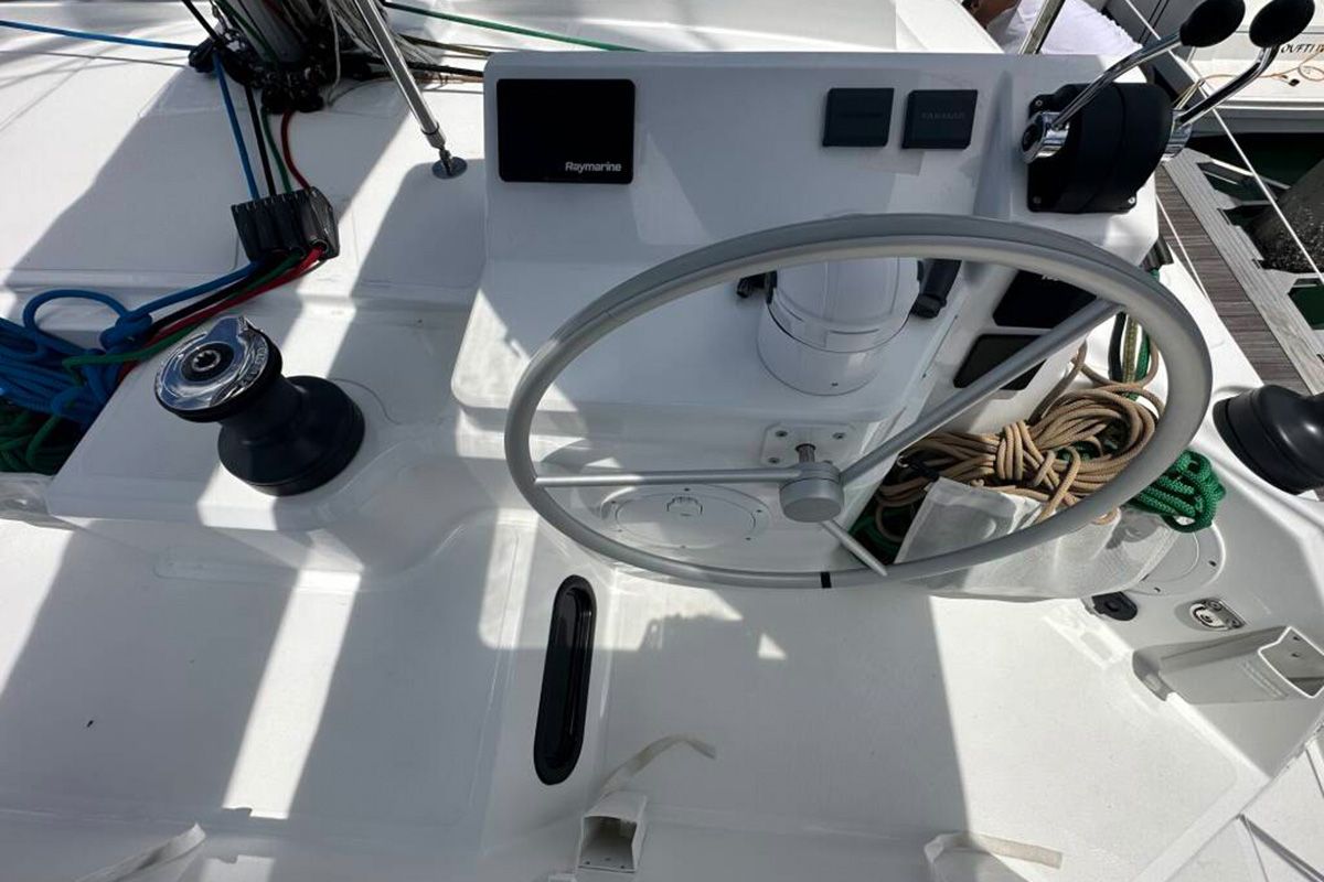 Miro Bot, a Bali Catspace catamaran at Seychelles, Eden Island Marina, Seychelles