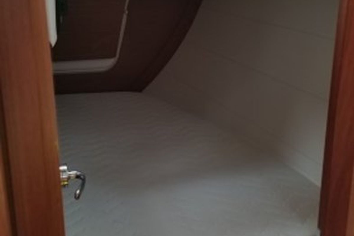 Cabin on Friday, a Dufour 350 GL sailboat at Fethiye, Turkey