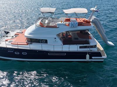 Galley of Monteki, a Lagoon Power 44 catamaran at Općina Funtana, Croatia