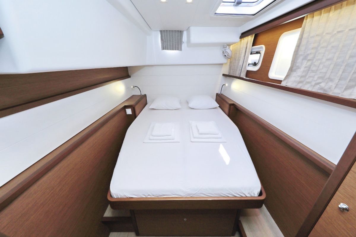 Cabin on OLIVER, a Lagoon 450 catamaran at Općina Sukošan, Croatia