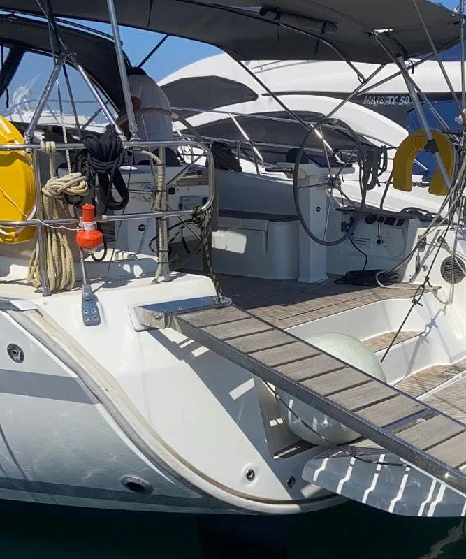 Marianthi M, a Bavaria Bavaria 50 Cruiser sailboat at Municipal Unit of Lefkada, Greece