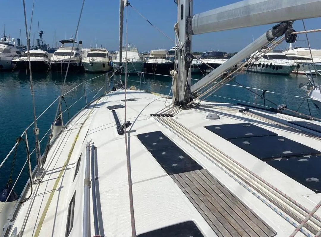Marianthi M, a Bavaria Bavaria 50 Cruiser sailboat at Municipal Unit of Lefkada, Greece