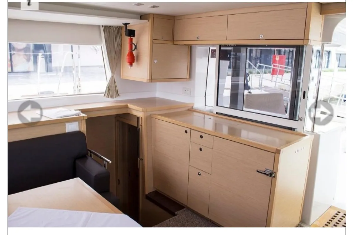 Salon of Sunshine I, a Lagoon 450 F catamaran at Dubrovnik, Croatia