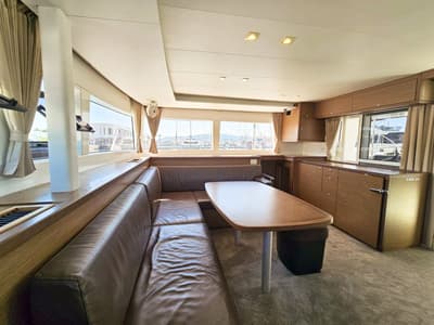 Salon of Moja Mala, a Lagoon 450 catamaran at Seget Donji, Croatia
