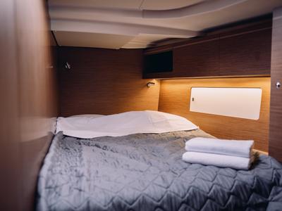 Cabin on ORION, a Beneteau Oceanis 51.1 sailboat at Lavreotiki Municipal Unit, Greece