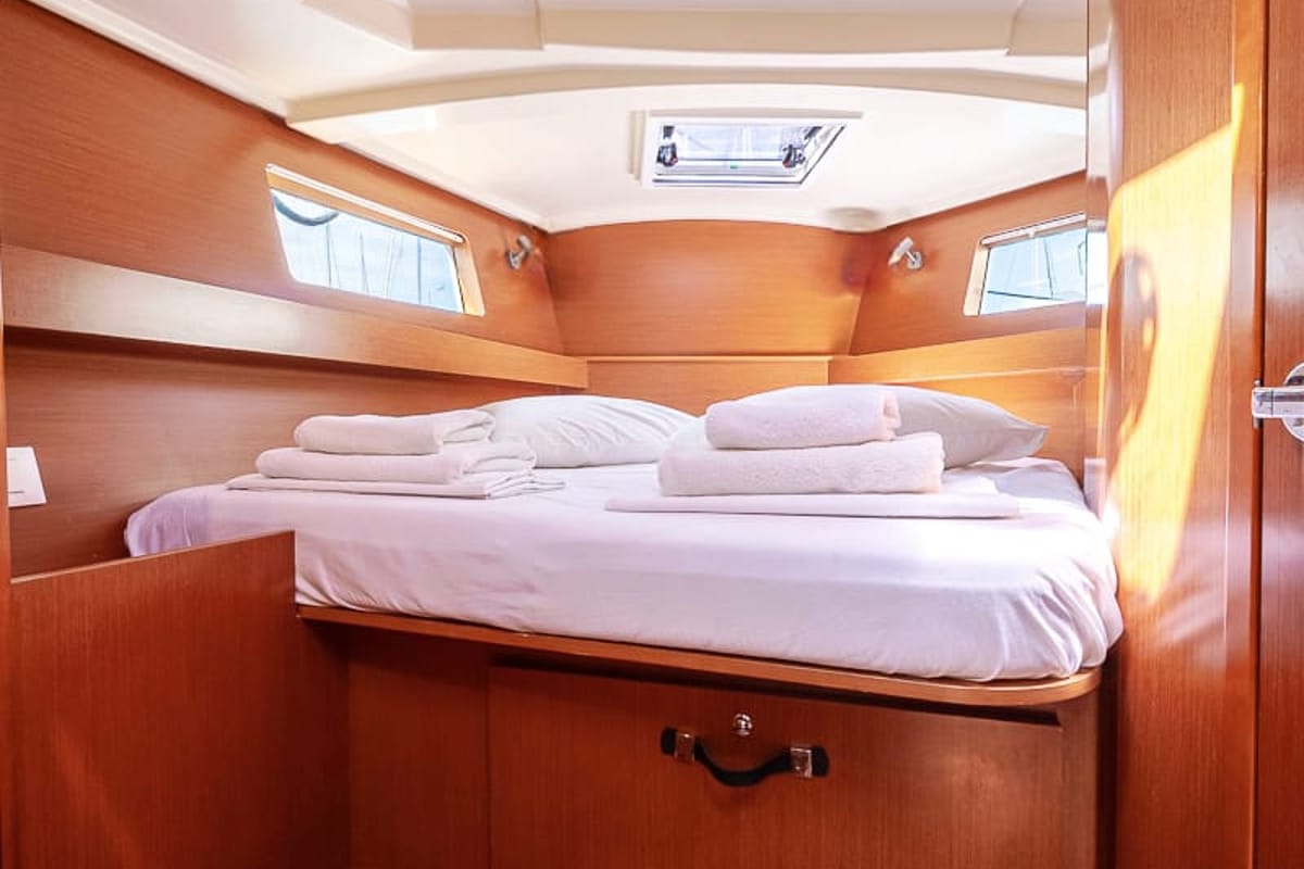 Black Lion, a Beneteau Oceanis 41.1 sailboat at Municipal Unit of Ellomenos, Greece