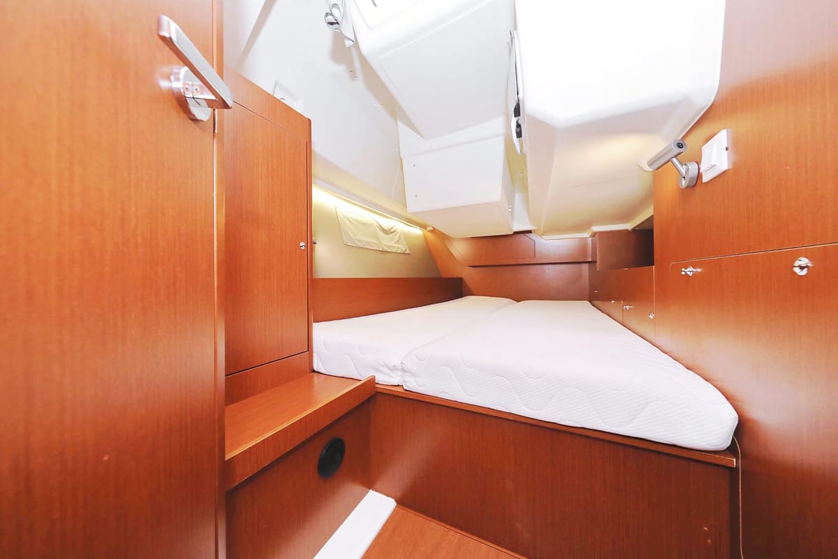 Cabin on Black Lion, a Beneteau Oceanis 41.1 sailboat at Municipal Unit of Ellomenos, Greece