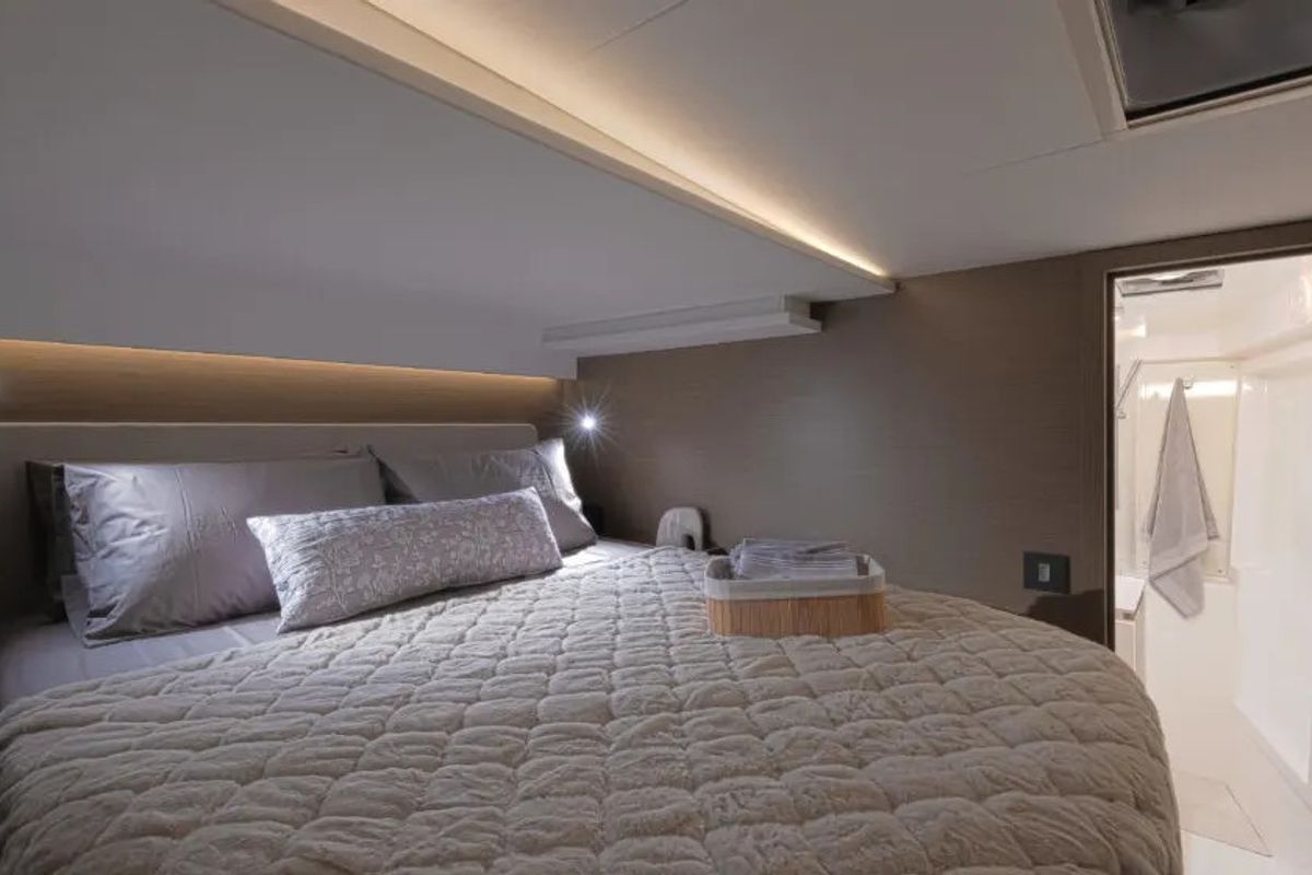 Cabin on Sunsail 465 Premium, a Leopard 46 catamaran at Road Town, British Virgin Islands
