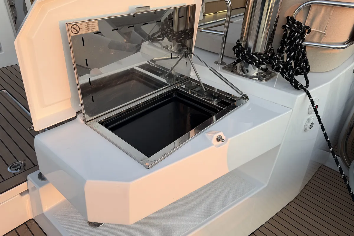 Angelina, a Bali 5.8 catamaran at Grad Trogir, Croatia