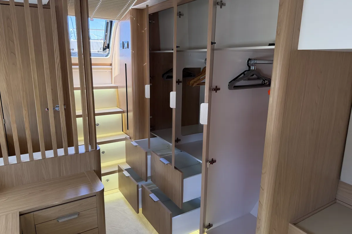 Angelina, a Bali 5.8 catamaran at Grad Trogir, Croatia