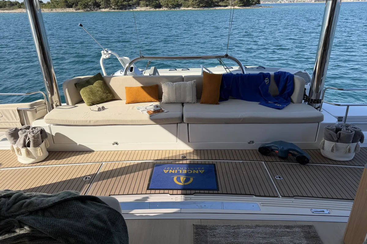 Angelina, a Bali 5.8 catamaran at Grad Trogir, Croatia