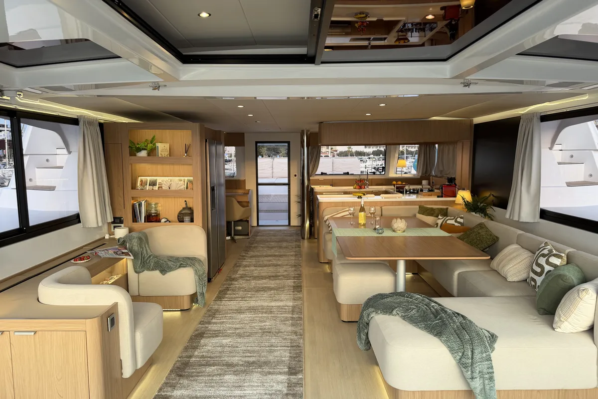 Angelina, a Bali 5.8 catamaran at Grad Trogir, Croatia