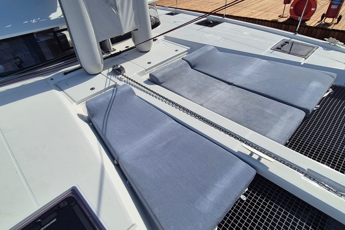 Galley of Kale I, a Excess 11 - 4 + 1 + 1 cab. catamaran at Fethiye, Turkey