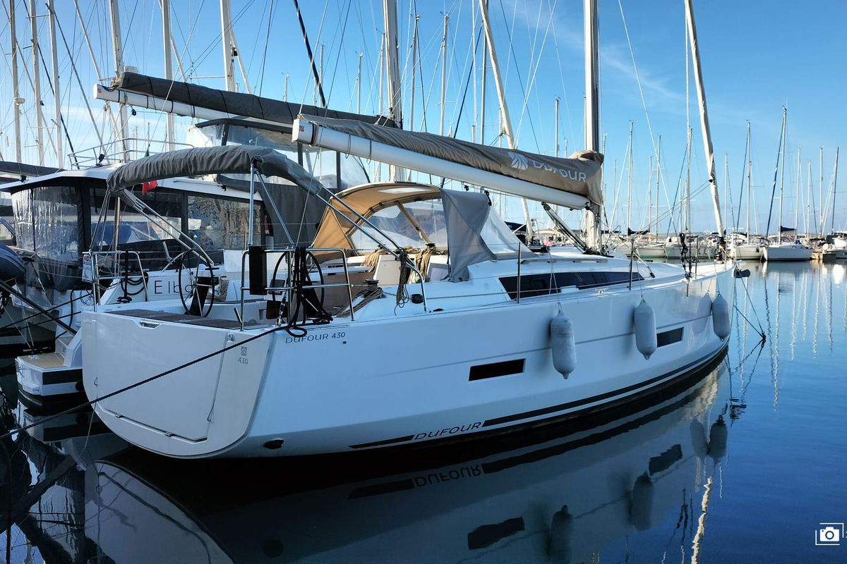 Kairos, a Dufour 430 sailboat at Castellammare di Stabia, Italy