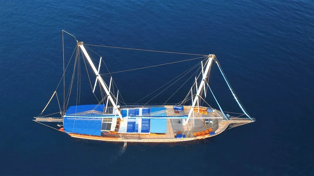 Exterior view of Semercioglu, a Custom Made Semercioglu yacht at Fethiye, Turkey