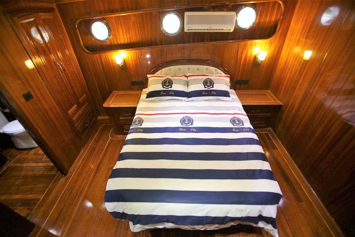 Cabin on Semercioglu, a Custom Made Semercioglu yacht at Fethiye, Turkey