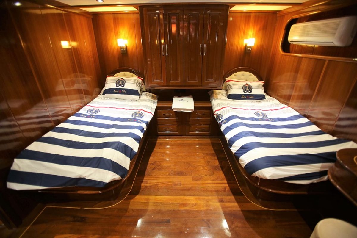 Cabin on Semercioglu, a Custom Made Semercioglu yacht at Fethiye, Turkey